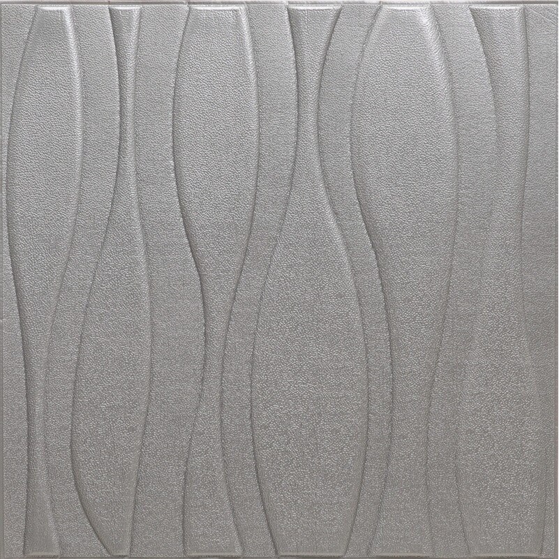 Tapet 3D Autoadeziv , design modern , rezistent la apa , usor de curatat , dimensiuni 70x70cm , gri Selling Depot ®